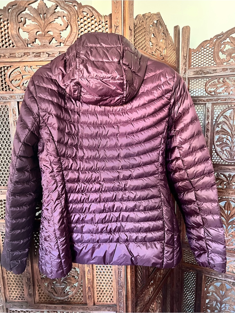 32 Degrees Women's Quilted Packable Puffer Jacket - purple - Picture 3 of 3